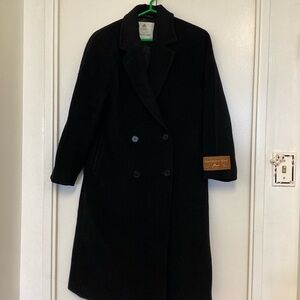 Babaton Slouch coat. Double-breasted fully lined.
